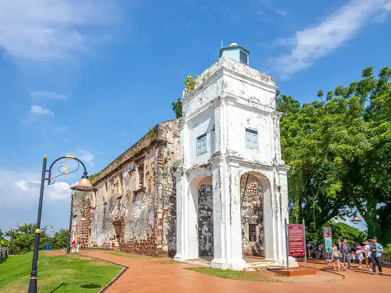 Ruins of Saint Paul’s Church on Saint Paul Hill in Malacca