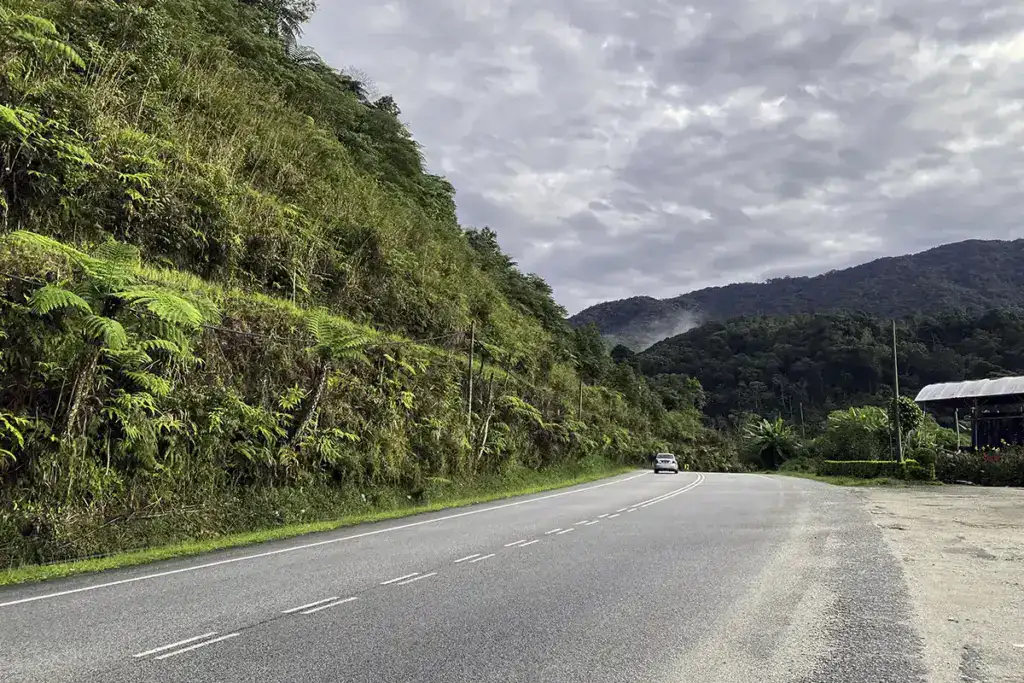 Simpang Pulai road, the easiest route to Cameron Highlands from Kuala Lumpur