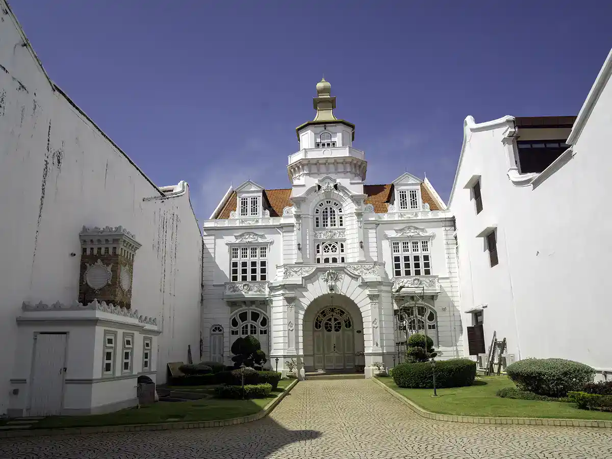 The Chee Mansion, a historic Peranakan family residence on Heeren Street in Malacca